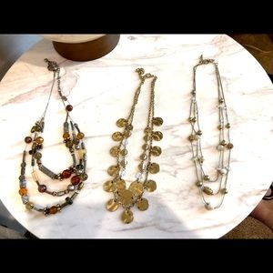 Trio of Necklaces